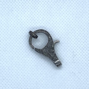 Paved Diamond Clasp 30mm x 16mm