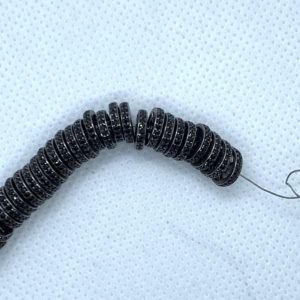 Paved Black Spinal 8mm Spacer