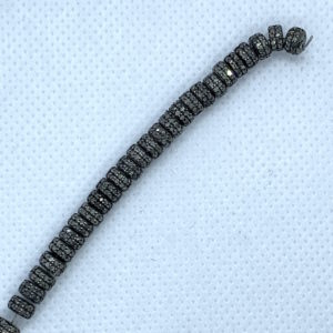 Paved Diamond 4mm Spacer Bead
