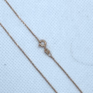 Rose Gold Filled FZDC Chain 0.8mm with Clasp