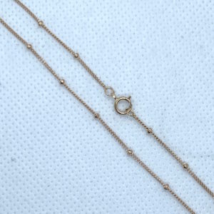 Rose Gold Filled Satellite Chain with Clasp