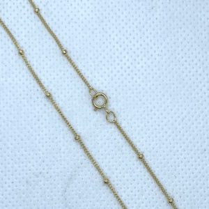 Gold Filled Satellite Chain with Clasp