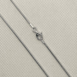 Stg. Silver Snake-30 Chain with Clasp