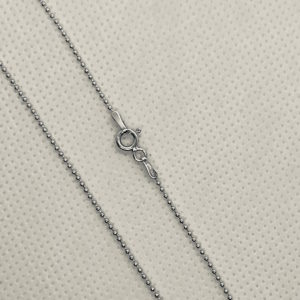 Stg. Silver Plain Ball Chain 150 with Clasp
