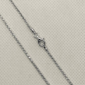 Stg. Silver Rope 30 Chain with Clasp