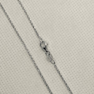 Stg. Silver ROLO -20 Chain with Clasp