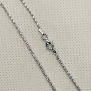 Stg. Silver Wheat (Fox Tail) 45 Chain with Clasp