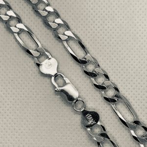Stg. Silver Figaro-140 Chain with Clasp