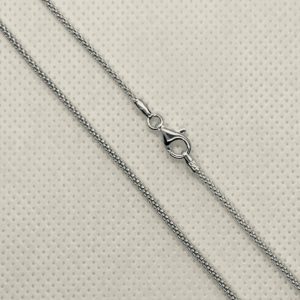 Stg. Silver Popcorn-150 Chain with Clasp