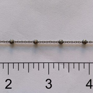 Sterling Silver BRH 3mm Ball & Cable Chain R20