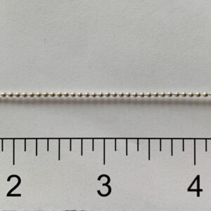 Sterling Silver 1.5mm Plain Smooth Ball Chain N6864R8