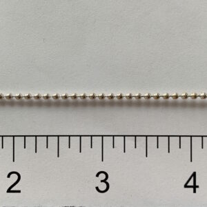 Sterling Silver 2.0mm Plain Smooth Ball Chain N6865R12