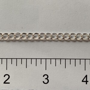 Sterling Silver Curb Chain (Parallel Curb)) N6777R16