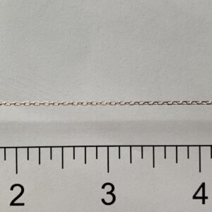 Sterling Silver Diamond Cut Drawn Cable Very Fine N2140DR4