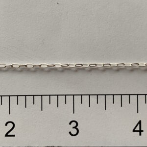 Sterling Silver Drawn Cable Chain TW N65012363TWR8