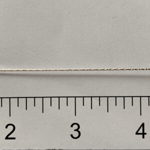 Sterling Silver Diamond Cut Beading Chain 0.9mm