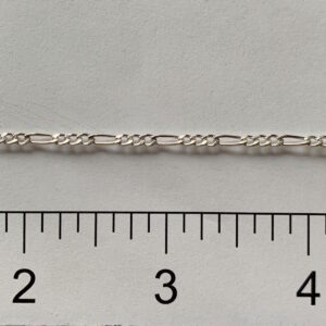 Sterling Silver Figaro Chain N6886R12