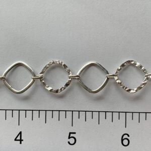 Sterling Silver Hammered Finish Chain N60066R40