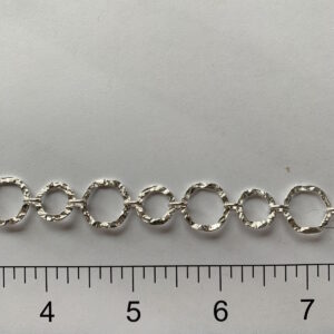 Sterling Silver Hammered Finish Chain N60068R40