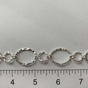 Sterling Silver Hammered Finish Chain N60070R40