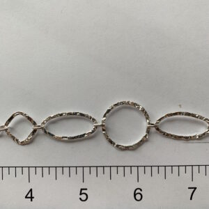 Sterling Silver Hammered Finish Chain N60071R40