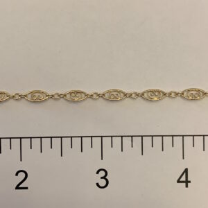 G. F. Long & Short Chain Filligree Link N61053R28