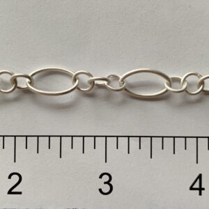 Sterling Silver Long & Short Chain RW MATT N60023R40
