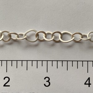 Sterling Silver Long & Short Chain RW MATT N60053R40