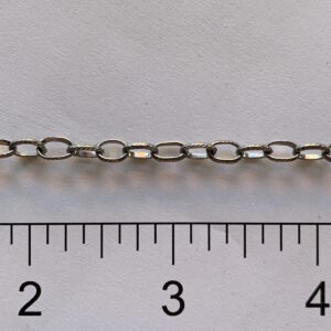 Sterling Silver Rolo Embossed Link LT BRHR20