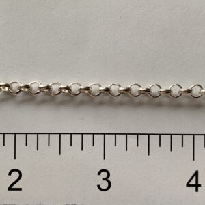 Sterling Silver Rolo Chain 4.5mm Tight N6897R60