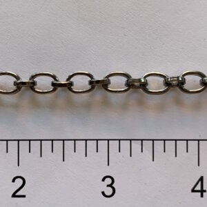 Sterling Silver Rolo Long & Short HVY BRHR50