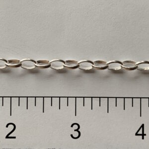 Sterling Silver Rolo Chain (Oval Large) R34