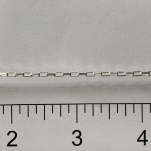 Sterling Silver Drawn FW Rolo Chain N028KV4R12