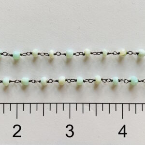 Amazonite BRH Wire Wrapped Chain