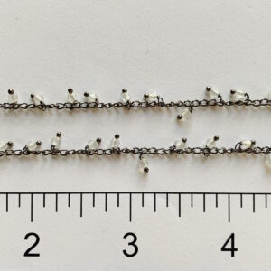 Chain & Crystal Dangle  BRH Wire Wrapped Chain