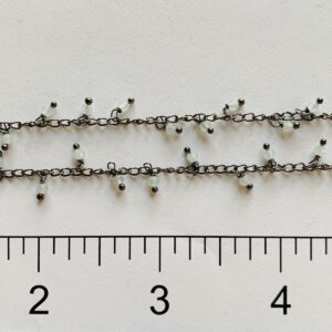 Chain & Quartz Dangle  BRH Wire Wrapped Chain