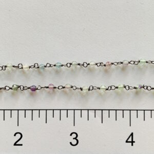 Fluorite Natural  BRH Wire Wrapped Chain
