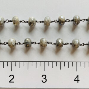 Mystic Quartz 8mm BRH Wire Wrapped Chain