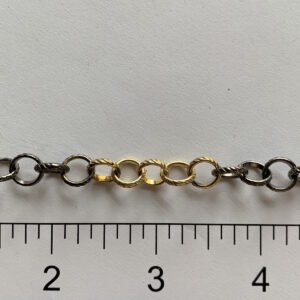 Two Tone GP/BRH Link Chain